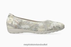 Flats ERIKA PERF LIGHT KHAKI Mephisto Women 0T4D64