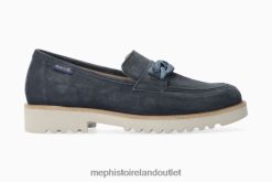 Flats SALKA JEANS BLUE Mephisto Women 0T4D42