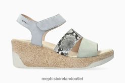 Sandals GIANNA GREEN ALMOND Mephisto Women 0T4D182