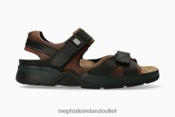 Sandals SHARK FIT DARK BROWN Mephisto Men 0T4D557